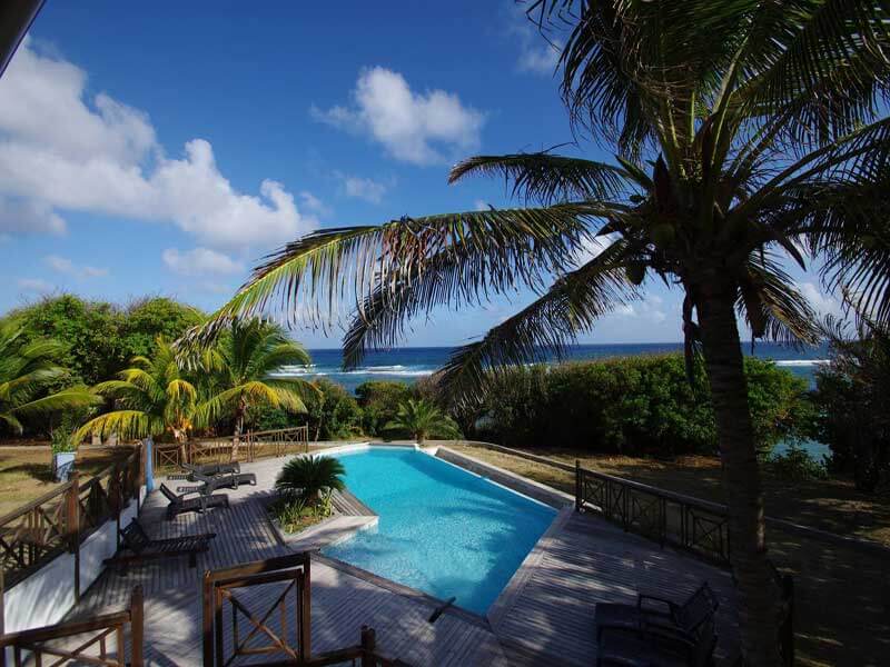 Vue sur piscine Hôtel Club Caravelles La Désirade